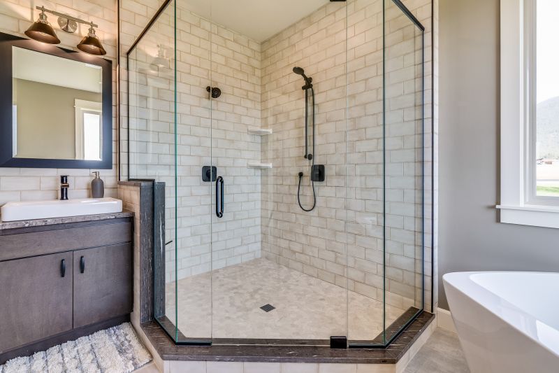 Minimalist Shower with Clear Glass